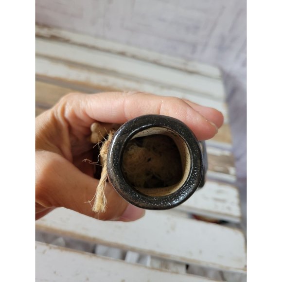 Lizard bones jar Halloween prop pottery bottle jar steampunk - Picture 6 of 7